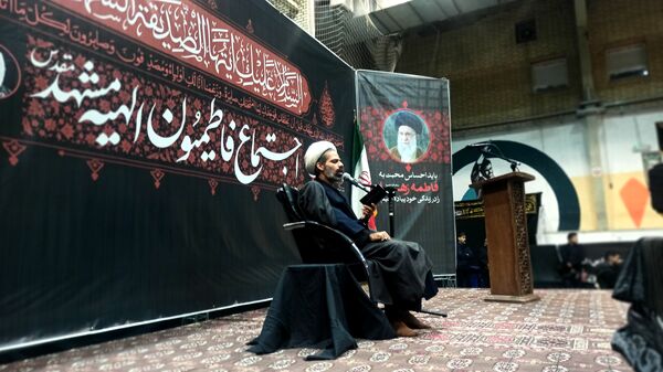 اجتماع عظیم فاطمیون در سالن شهدای شهرداری مشهد مقدس 