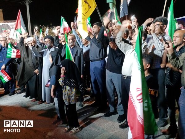مردم فین هرمزگان با آرمان‌های انقلاب اسلامی