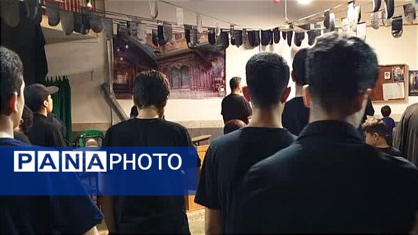 عزاداری نوجوانان عشاق‌ الرضا قائمشهر در سوگ حضرت علی اکبر(ع)