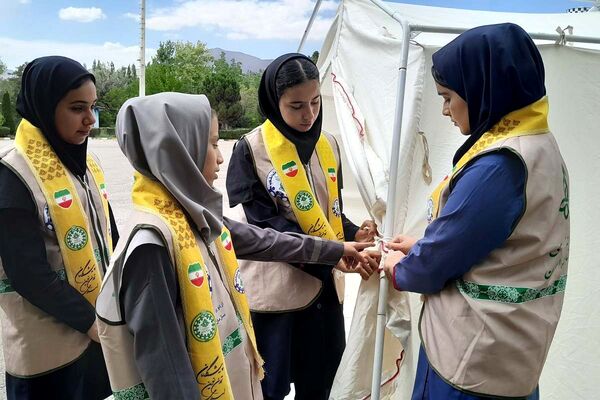 حضور دانش آموزان پاکدشت در دوازدهمین پیش اردوی ملی پیشتازان