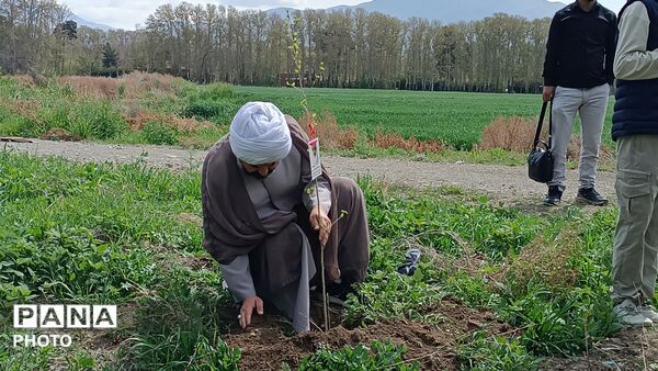 کاشت نهال فرهنگیان و دانش‌آموزان استان البرز با لبیک به فراخوان رهبر معظم انقلاب برای شهیدان شجره طیبه میناب