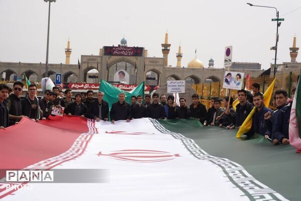 مشهد؛ قلب تپنده مقاومت در روز جهانی قدس