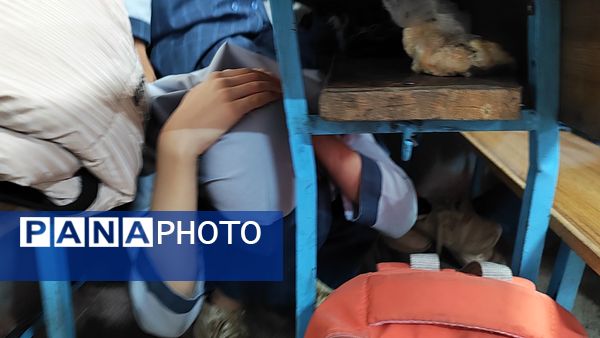 بیست و هفتمین مانور زلزله سراسری در مدرسه شاهد خیر سجادی 