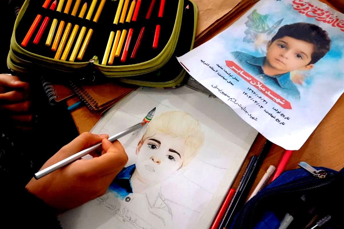 مسابقات هنر و خلاقیت دانش‌آموزان در مدرسه ۱۰ دی