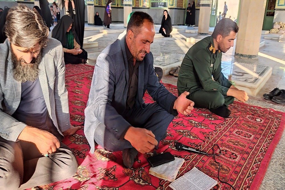 مراسم بزرگداشت و گرامیداشت یاد و خاطره دو تن از شهدای شهر بار نیشابور