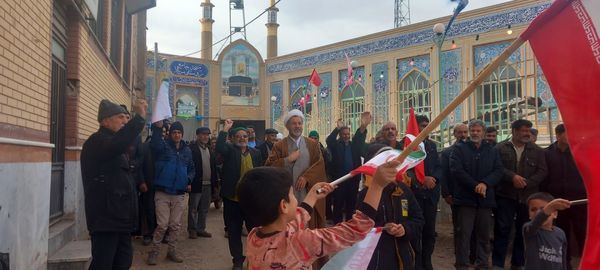 حضور پرشور مردم جلگه رخ در راهپیمایی بزرگداشت ۲۲ بهمن ماه