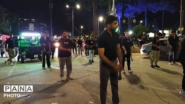 گذری بر فعالیت هیئت متحده مسجد پنج تن باغنو در شب عاشورا 