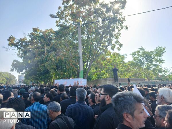 تشییع شهید قاسمی، شهید جنگ تحمیلی سوم