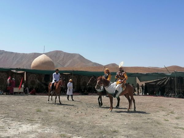مراسم تعزیه خوانی در روز اربعین حسینی در شهر بار