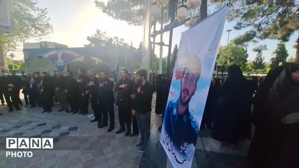 گرامیداشت چهلمین روز شهادت پاسدار محمد صادق نظافتی در کاشمر