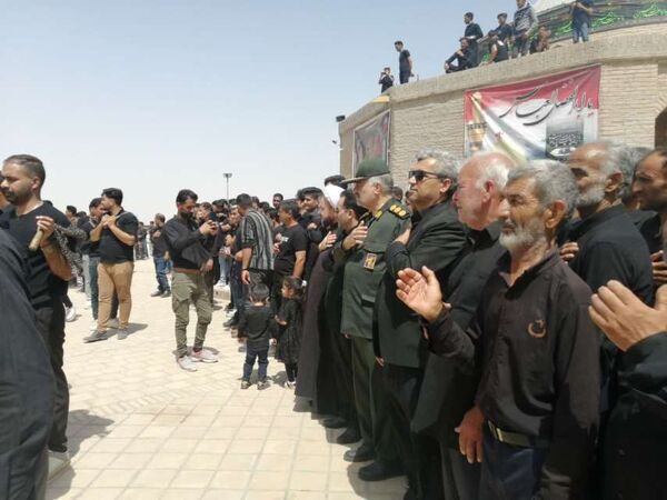 امامزاده سین حسن روستای میرآباد، میزبان مسئولان شهرستان خلیل‌آباد