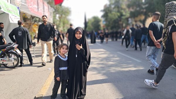 حضور کودکان و نوجوانان در دسته حسینیه اعظم زنجان 