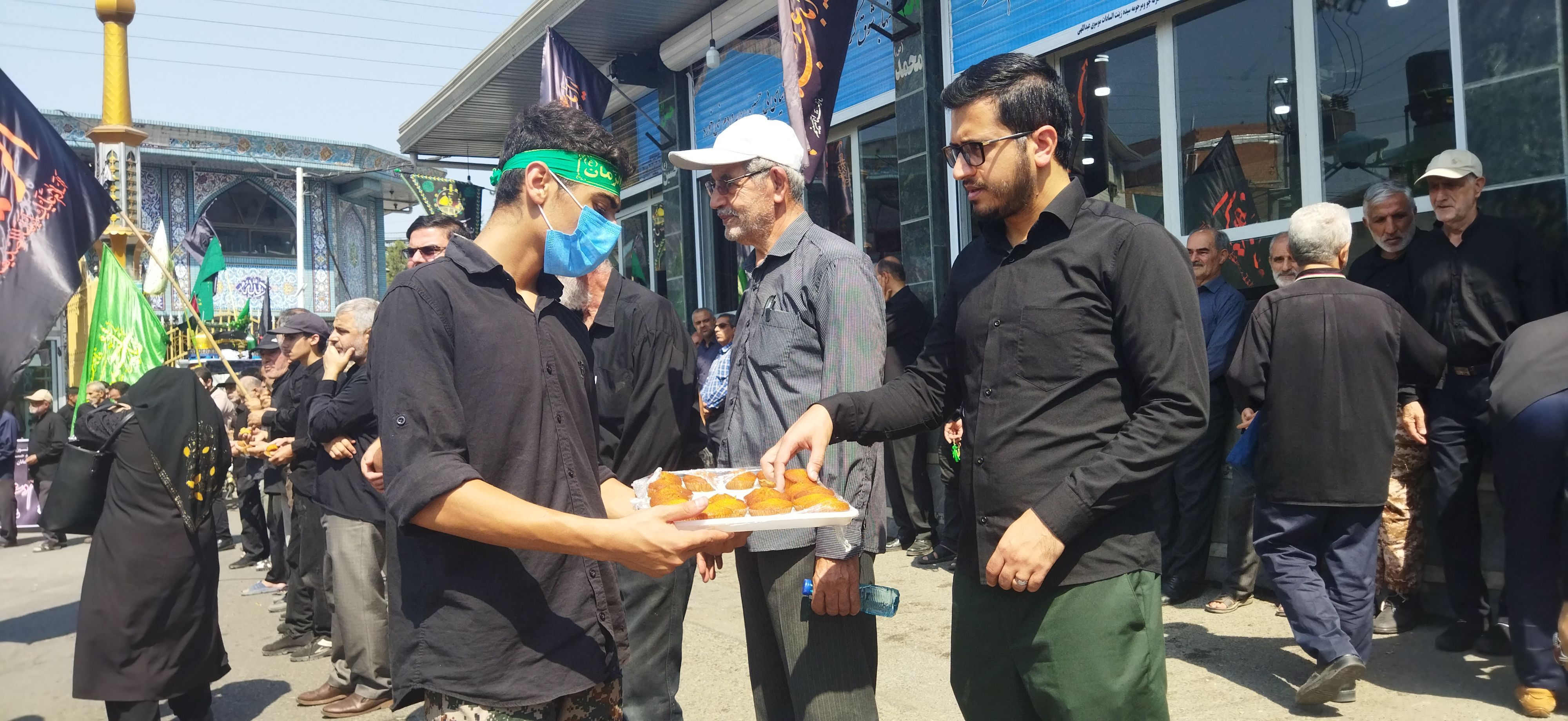 راهپیمایی عزاداران قائمشهری در سالروز رحلت رسول اکرم (ص) و امام حسن مجتبی (ع)