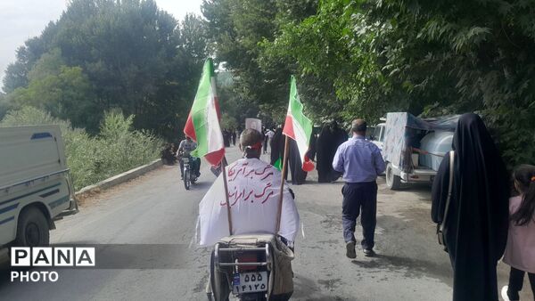 جاماندگان اربعین در بن به یاد کربلا گام برداشتند