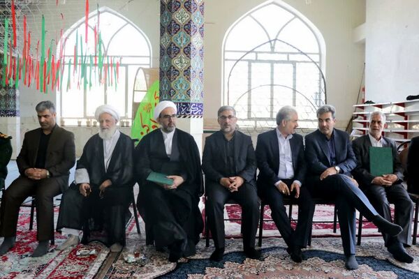 مراسم بزرگداشت هفتمین روز شهادت شهدای خدمت در مهریز