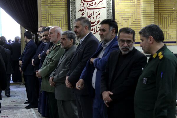 مراسم اولین سالگرد شهادت مدافع حرم سرتیپ شهید سیدرضی موسوی در زنجان