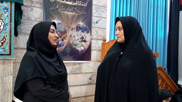 پیوند معنوی دانش آموزان و ایرانمون در اعتکاف