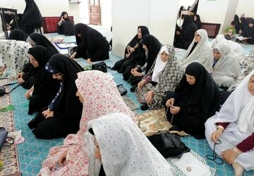 نماز جمعه در مسجد جامع شهرستان خلیل‌آباد