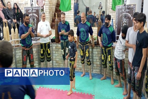 جشن امتیازدهی سالانه ورزشکاران به مناسبت روز فرهنگ پهلوانی و ورزش زورخانه ای در گود باستانی شهر بار 