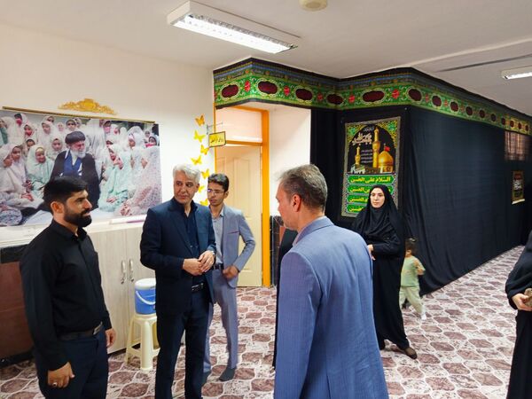 بازدید مدیر آموزش و پرورش کاشمر از هیأت دانش‌آموزی دختران