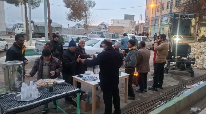 جشن ولادت امام حسین (ع) در کلاته رودبار 