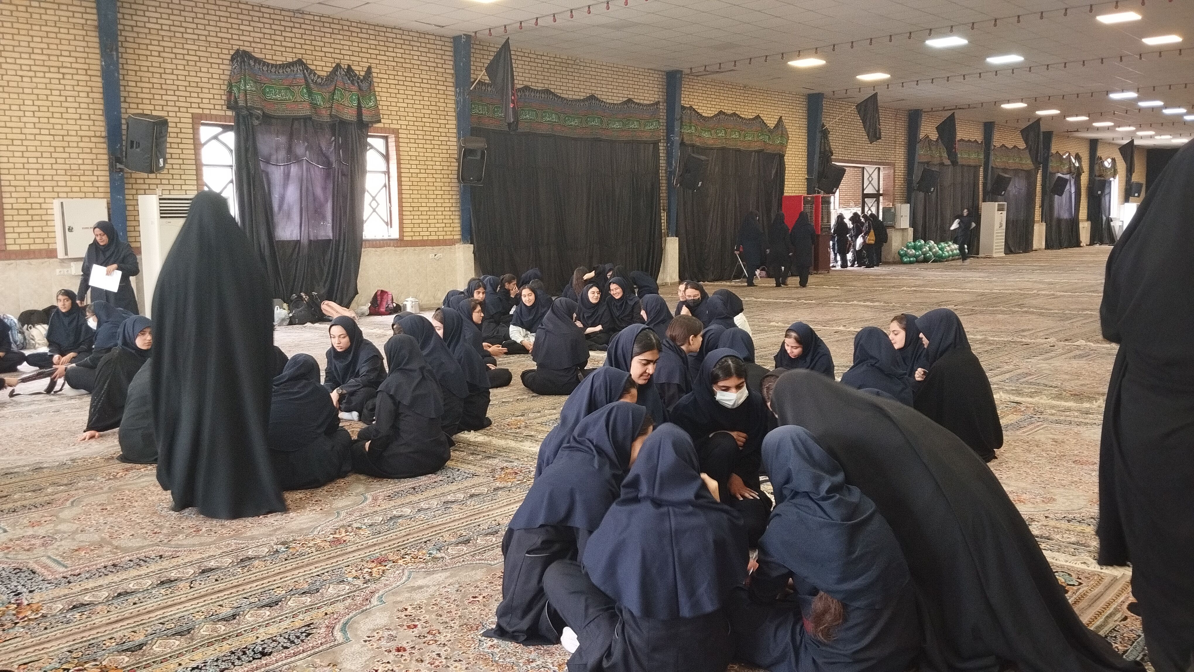 اردوی آمادگی دفاعی مدارس متوسطه دوم در کانون شهید سبحانی کرج 