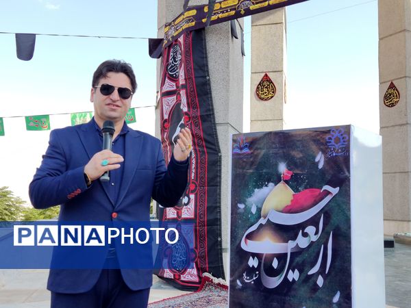 مراسم نمادین اربعین و سوگواری حضرت اباعبدالله الحسین(ع)