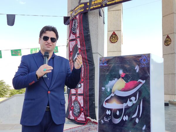 مراسم نمادین اربعین و سوگواری حضرت اباعبدالله الحسین(ع)