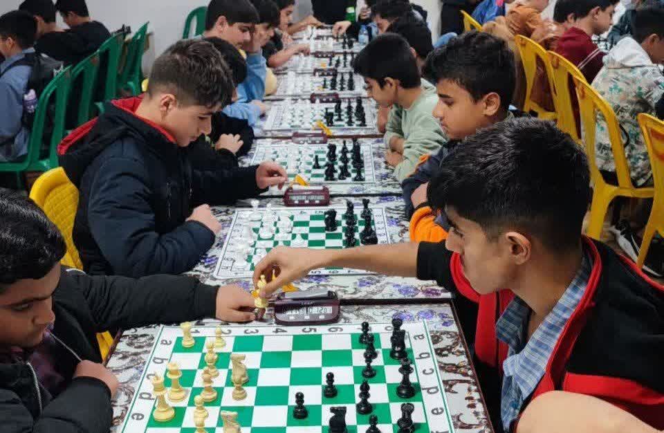  مسابقات شطرنج دانش‌آموزی شهرستان بهبهان با مشارکت دانش‌آموزان