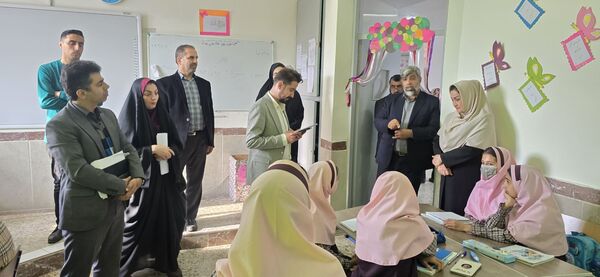 بازدید میدانی رئیس ستاد شاهد استان از دبستان شاهد شهدای دانش‌آموز کردکوی