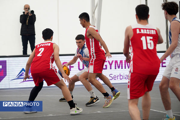 مسابقات بسکتبال ۳ نفره المپیک دانش‌آموزی - صربستان ۲۰۲۵