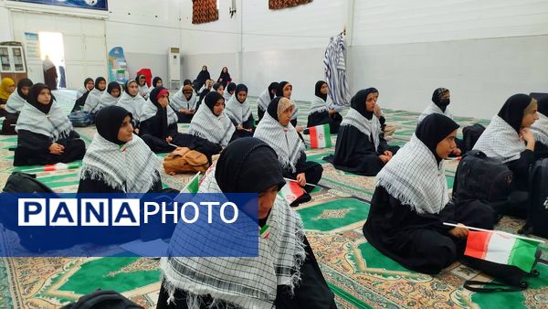 اعزام ۴۰ دانش‌آموز دختر لنده‌ای به مناطق عملیاتی جنوب کشور