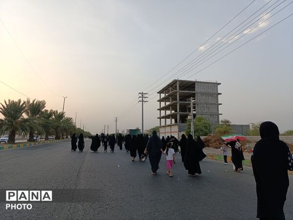 جاماندگان میناب با پای دل به راه افتادند