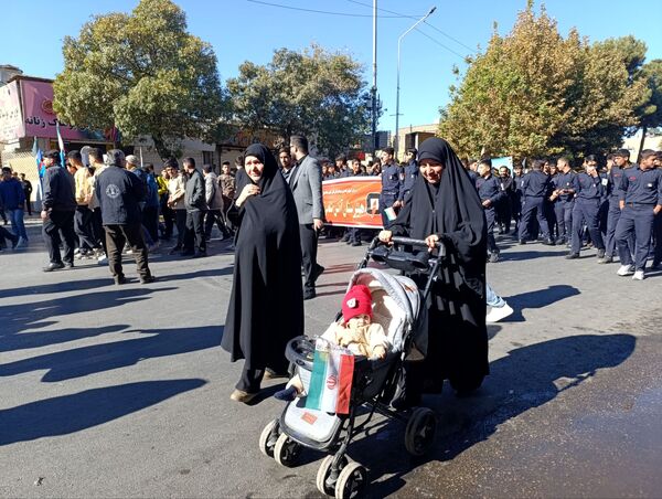 راهپیمایی ۱۳ آبان و روز دانش آموز در نیشابور 