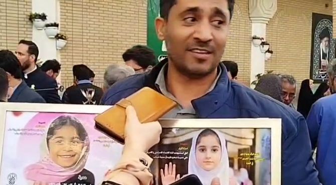 خاطره شنیدنی پدر دو دختر شهید مینابی 