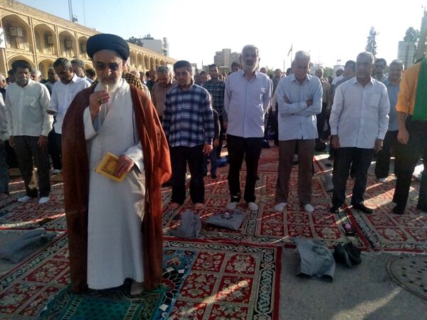 نماز باران در امامزاده سیدجعفر محمد در یزد