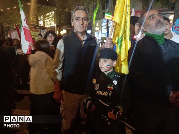 حضور شهروندان غیور شهرستان بجنورد در چهل و هشتمین شب اجتماع مردمی