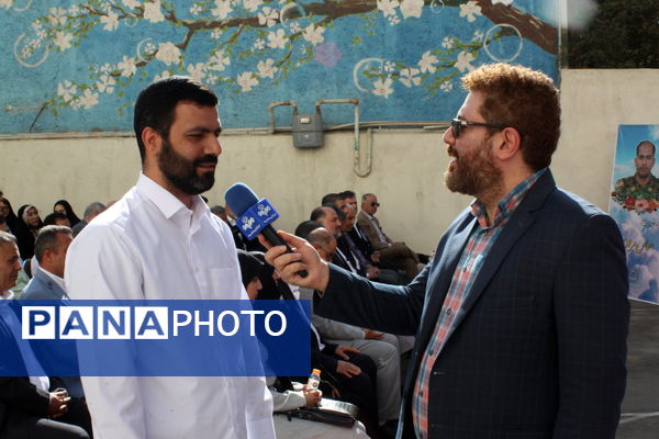 آیین خشت‌گذاری دبستان شهید خداقلی