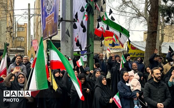 راهپیمایی پرشور مردم ولایتمدار شهرستان شهریار در روز جهانی قدس
