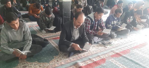 اولین مراسم زیارت عاشورای  دبیرستان شاهد ابوذر غفاری نیشابور به‌مناسبت شهادت شهید سید حسن نصرالله 