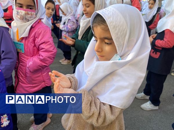 صبحگاه در مدرسه پاهکیده املش