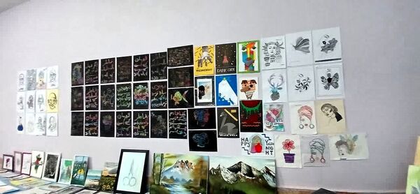 برگزاری نمایشگاه هفته هنرهای مدرسه (ماها) در آموزشگاه نمونه دولتی فدک فاروج