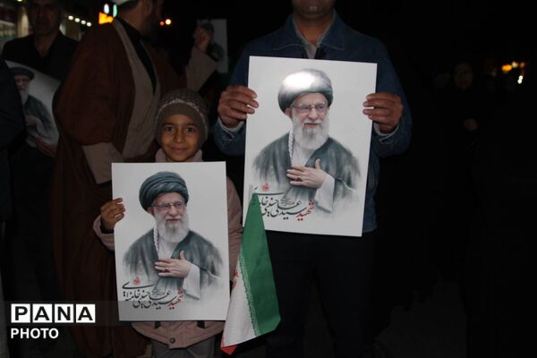 عزاداری هیات‌های امامشهر یزد در سوگ رهبر کبیر انقلاب اسلامی