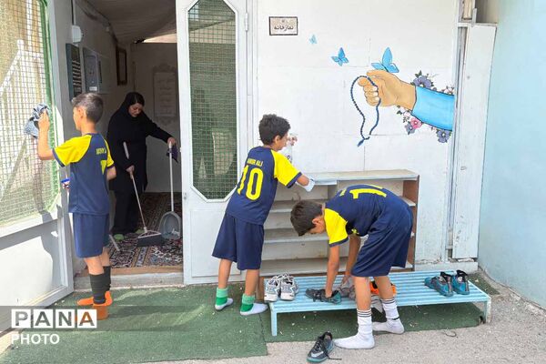 مدرسه ایمان بجنورد برای آغاز سال تحصیلی آماده شد