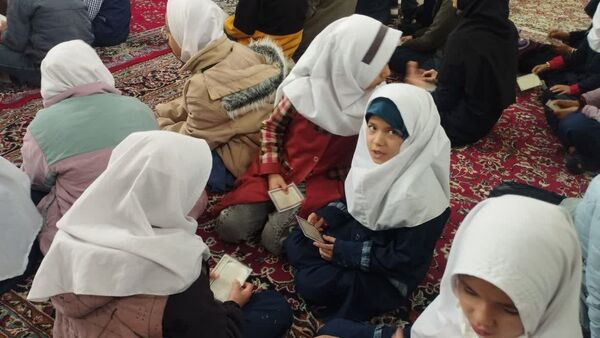 مراسم زیارت عاشورا در آموزشگاه ولایت  شهرستان فریمان