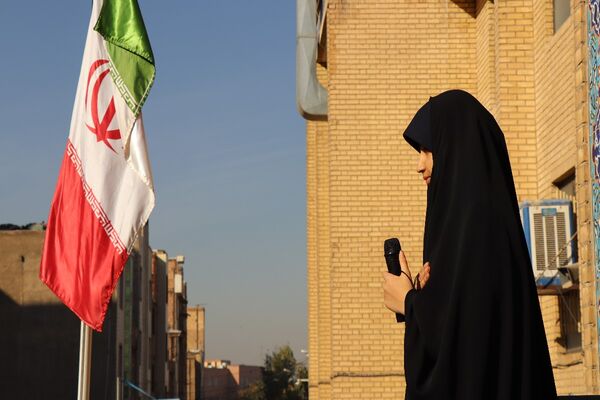 صبحگاه مدرسه شیخ مفید پاکدشت