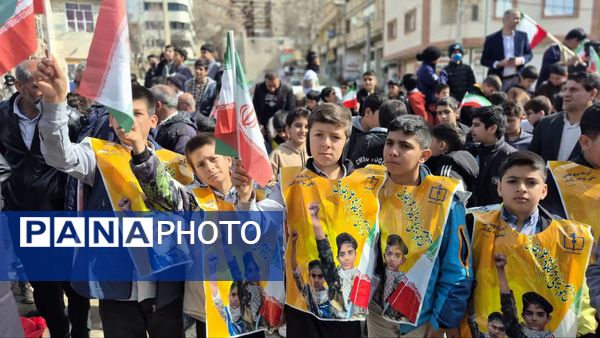 حضور پرشور مردم سپیدان در راهپیمایی ۲۲ بهمن