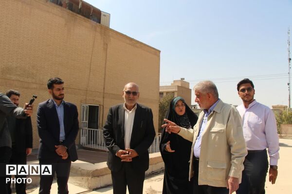 بازدید نماینده مجلس و معاون سیاسی، امنیتی و اجتماعی استاندار از محل جدید سازمان دانش‌آموزی استان یزد