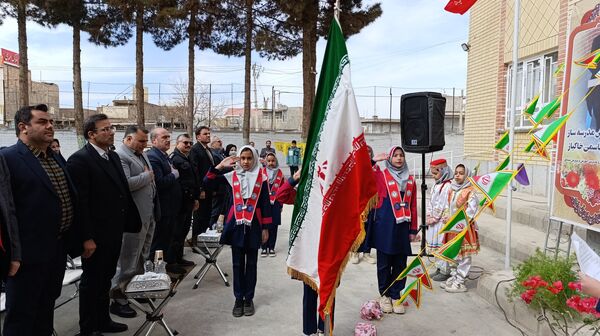 افتتاحیه آموزشگاه ۱۲ کلاسه‌ یاسمن خاکباز ۲ شهرستان نیشابور
