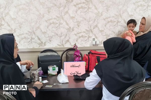 استقرار ایستگاه سلامت در اداره آموزش و پرورش کهریزک 